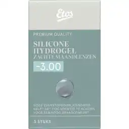 Albert Heijn Etos Silicone zachte maandlenzen -3.00 aanbieding