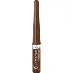Albert Heijn Rimmel London Glam'eyes prof eyeliner velvet brown aanbieding