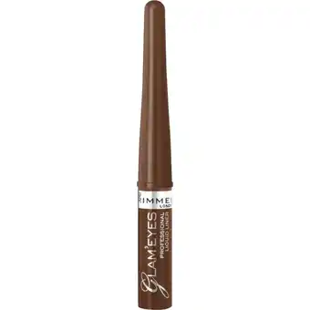 Albert Heijn Rimmel London Glam'eyes prof eyeliner velvet brown aanbieding