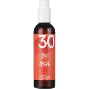 Albert Heijn Etos Bronze oil spray SPF 30 aanbieding