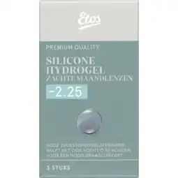 Albert Heijn Etos Silicone zachte maandlenzen -2.25 aanbieding