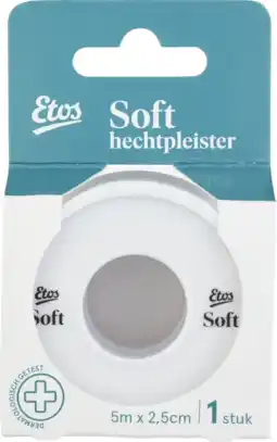 Albert Heijn Etos Hechtpleister soft 2,5cm aanbieding