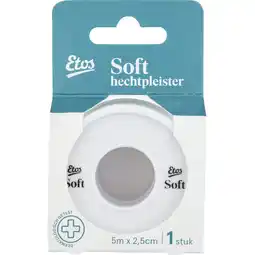 Albert Heijn Etos Hechtpleister soft 2,5cm aanbieding