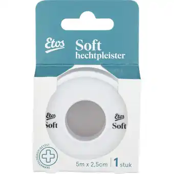 Albert Heijn Etos Hechtpleister soft 2,5cm aanbieding