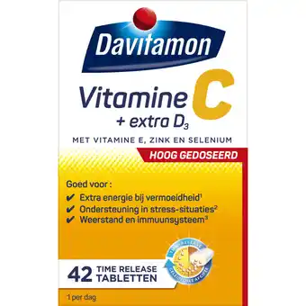 Albert Heijn Davitamon Vitamine C forte + vitamine D3 aanbieding