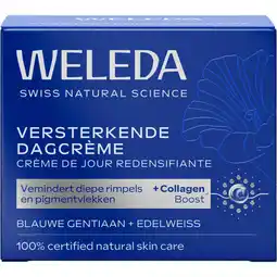 Albert Heijn Weleda Blauwe gentiaan & edelweiss dagcreme aanbieding