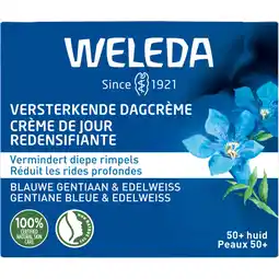 Albert Heijn Weleda Blauwe gentiaan & edelweiss dagcreme aanbieding
