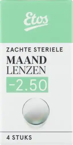 Albert Heijn Etos Zachte maandlenzen -2.50 aanbieding