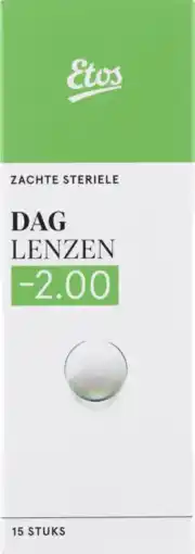 Albert Heijn Etos Daglenzen -2,00 aanbieding
