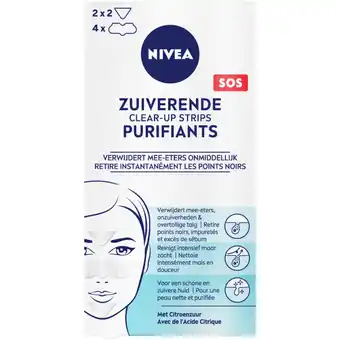 Albert Heijn NIVEA Essentials clear-up strips aanbieding