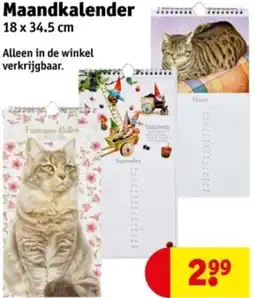 Kruidvat Maandkalender aanbieding