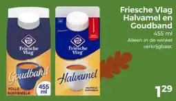 Trekpleister Friesche Vlag Halvamel en Goudband aanbieding