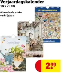 Kruidvat Verjaardagskalender aanbieding
