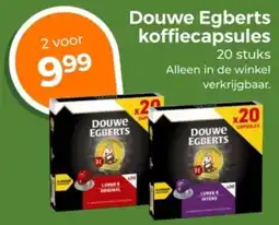 Trekpleister Douwe Egberts Koffiecapsules aanbieding