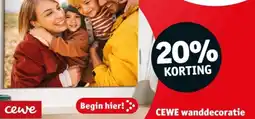 Kruidvat CEWE wanddecoratie aanbieding