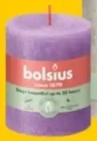 Trekpleister Bolsius rustieke kaars aanbieding
