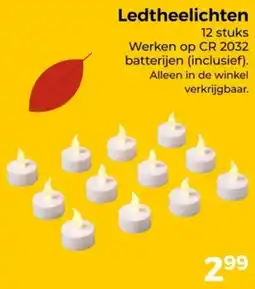 Trekpleister Ledtheelichten aanbieding
