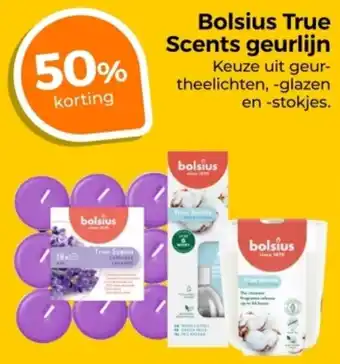Trekpleister Bolsius True Scents Geurlijn aanbieding