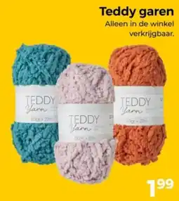 Trekpleister Teddy garen aanbieding