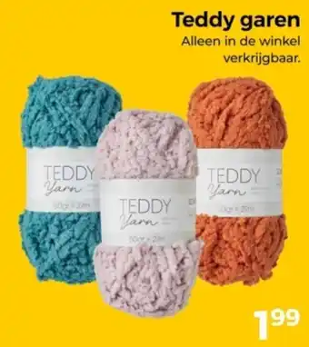 Trekpleister Teddy garen aanbieding