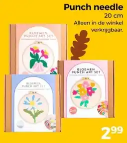 Trekpleister Punch needle aanbieding