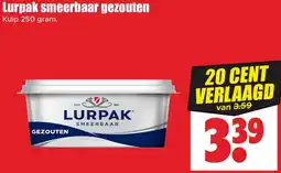 Dirk Lurpak smeerbaar gezouten aanbieding