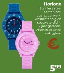 Trekpleister Horloge aanbieding