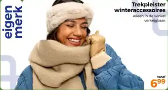 Trekpleister Trekpleister winteraccessoires aanbieding