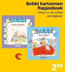 Trekpleister Bobbi kartonnen flapjesboek aanbieding