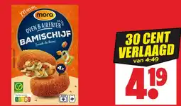 Dirk Mora bamischijf aanbieding