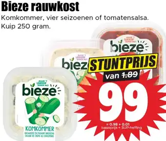 Dirk Bieze rauwkost aanbieding