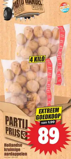Dirk Hollandse kruimige aardappelen aanbieding