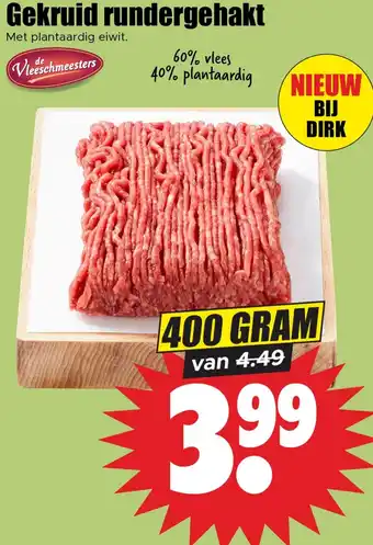 Dirk Gekruid rundergehakt aanbieding