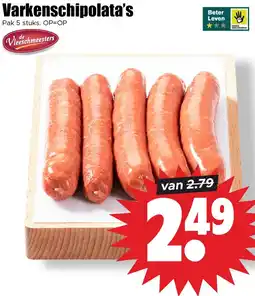 Dirk Varkenschipolata's aanbieding