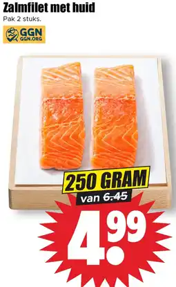 Dirk Zalmfilet met huid aanbieding