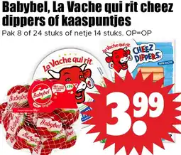 Dirk Babybel, La Vache qui rit cheez dippers of kaaspuntjes aanbieding
