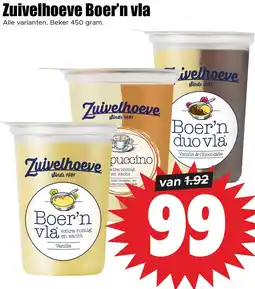 Dirk Zuivelhoeve Boer'n vla aanbieding