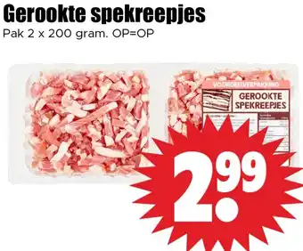 Dirk Gerookte spekreepjes aanbieding