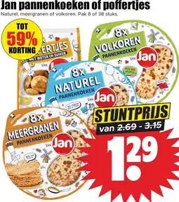 Dirk Jan pannenkoeken of poffertjes aanbieding