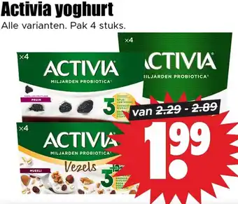 Dirk Activia yoghurt aanbieding