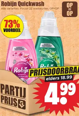 Dirk Robijn Quickwash aanbieding