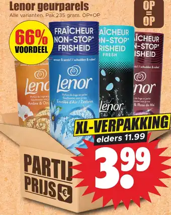 Dirk Lenor geurparels aanbieding