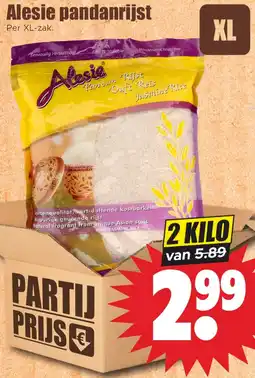 Dirk Alesie pandanrijst aanbieding