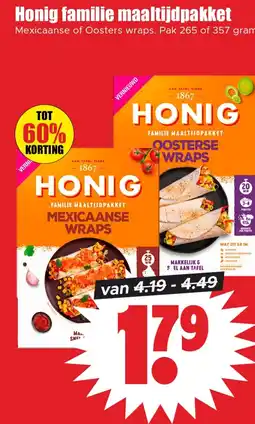 Dirk Honig familie maaltijdpakket aanbieding