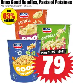 Dirk Unox Good Noodles, Pasta of Potatoes aanbieding