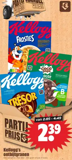 Dirk Kellogg's ontbijtgranen aanbieding