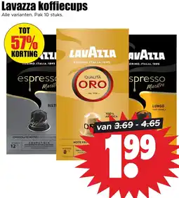 Dirk Lavazza koffiecups aanbieding