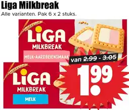 Dirk Liga Milkbreak aanbieding