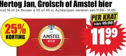 Dirk Amstel bier aanbieding