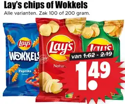 Dirk Lay's chips of Wokkels aanbieding